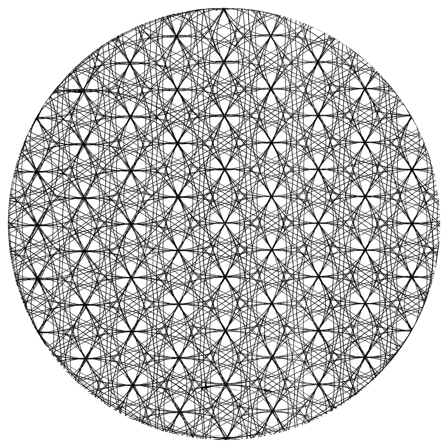 flower of life with two layers added