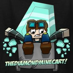 kids dantdm t shirt thediamondminecart us merch store youtuber merch