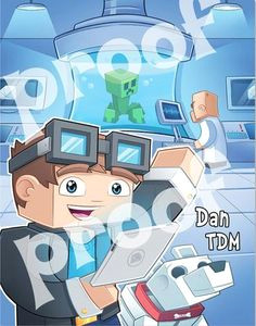 printable dan tdm poster the diamond minecart kids and adults love dan tdm s videos