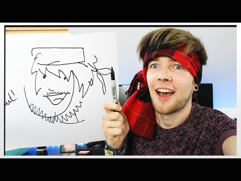 drawing things blindfolded