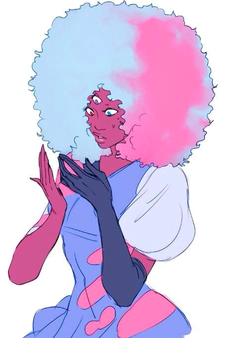 cotton candy mom artist unknown