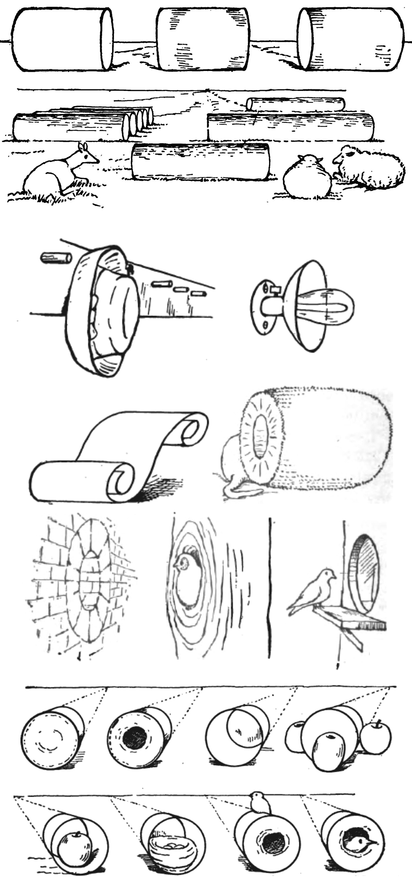 drawing things from cylinders