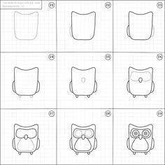 Drawing Things Online 253 Best How to Draw Owls Images Animal Drawings Learn Drawing
