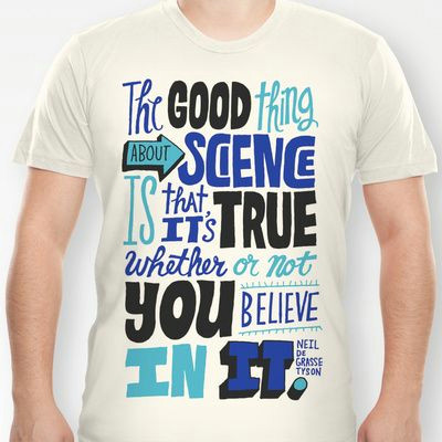 the good thing about science t shirt by chris piascik 18 00