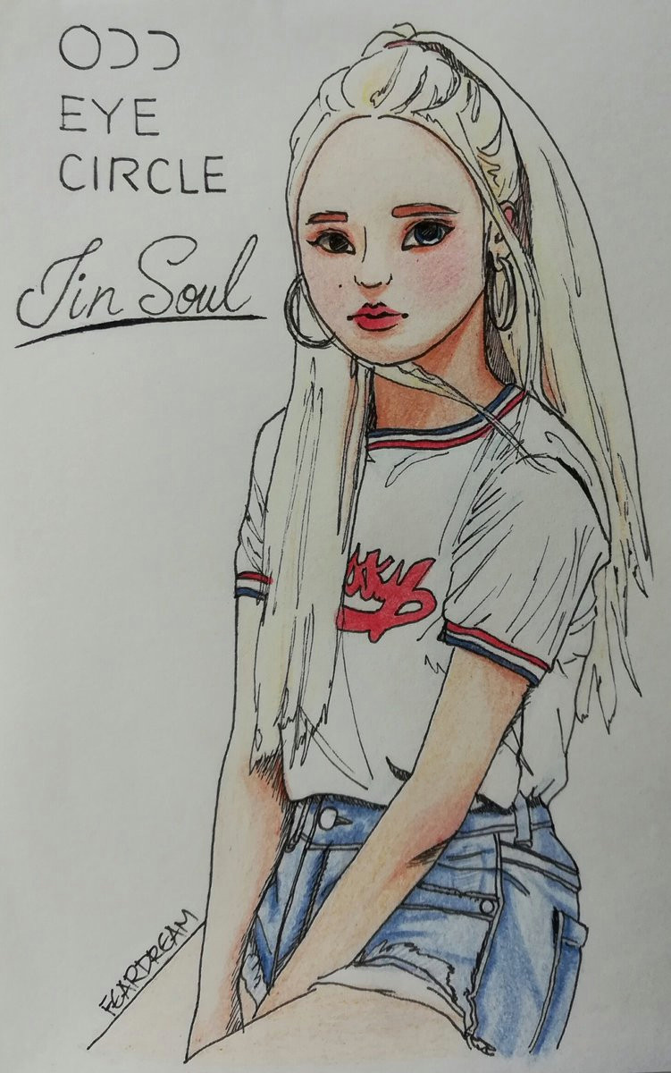 tired on twitter my first loona fanart d jinsoul d loona loonafanart jinsoul jinsoulloona