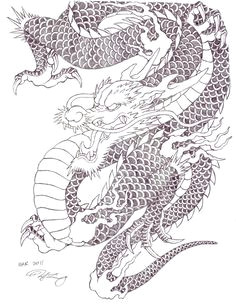 japanese tattoo dragon