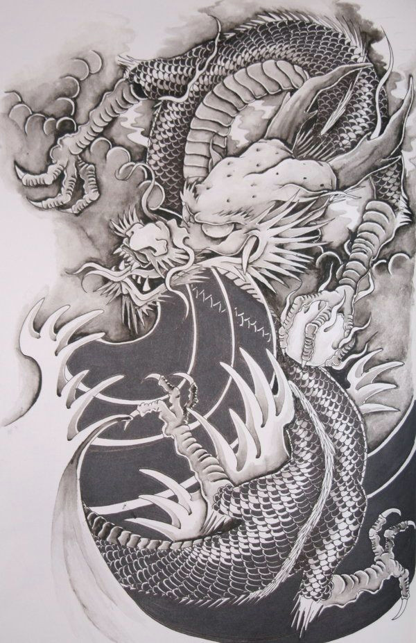 oriental dragon tattoo designs chinese dragon by brokenpuppet86 on deviantart