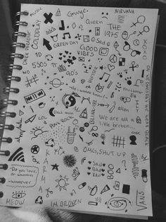 cute notebook doodles tumblr google search