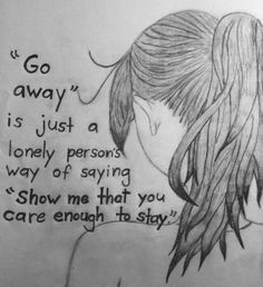 tumblr depression drawing quotes depressing tumblr push people away pushing people away quotes sad