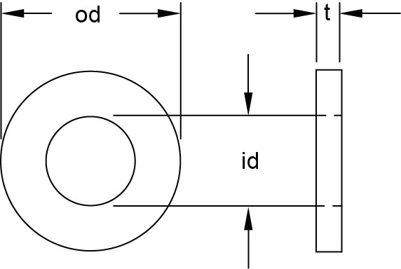 flat round commercial washers un0300