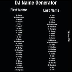 dj name generator