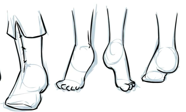 how to draw feet by draw with jazza