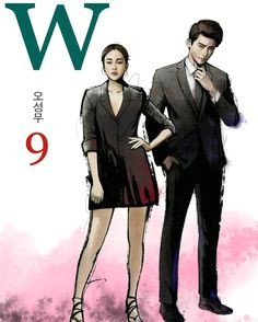 lee jong suk and han hyo joo s dorama w two worlds art