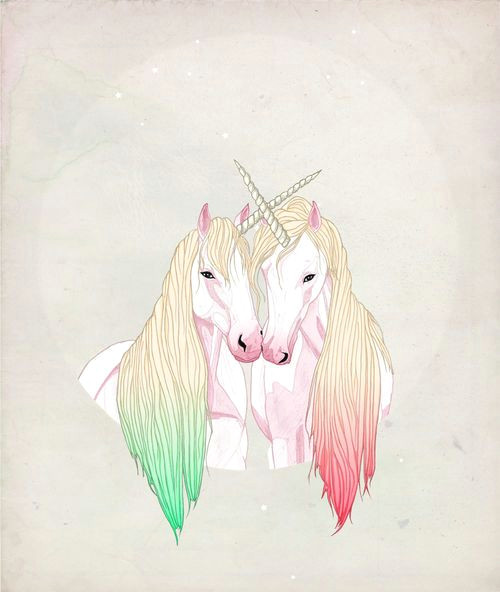 tumblr unicorn illustration beautiful