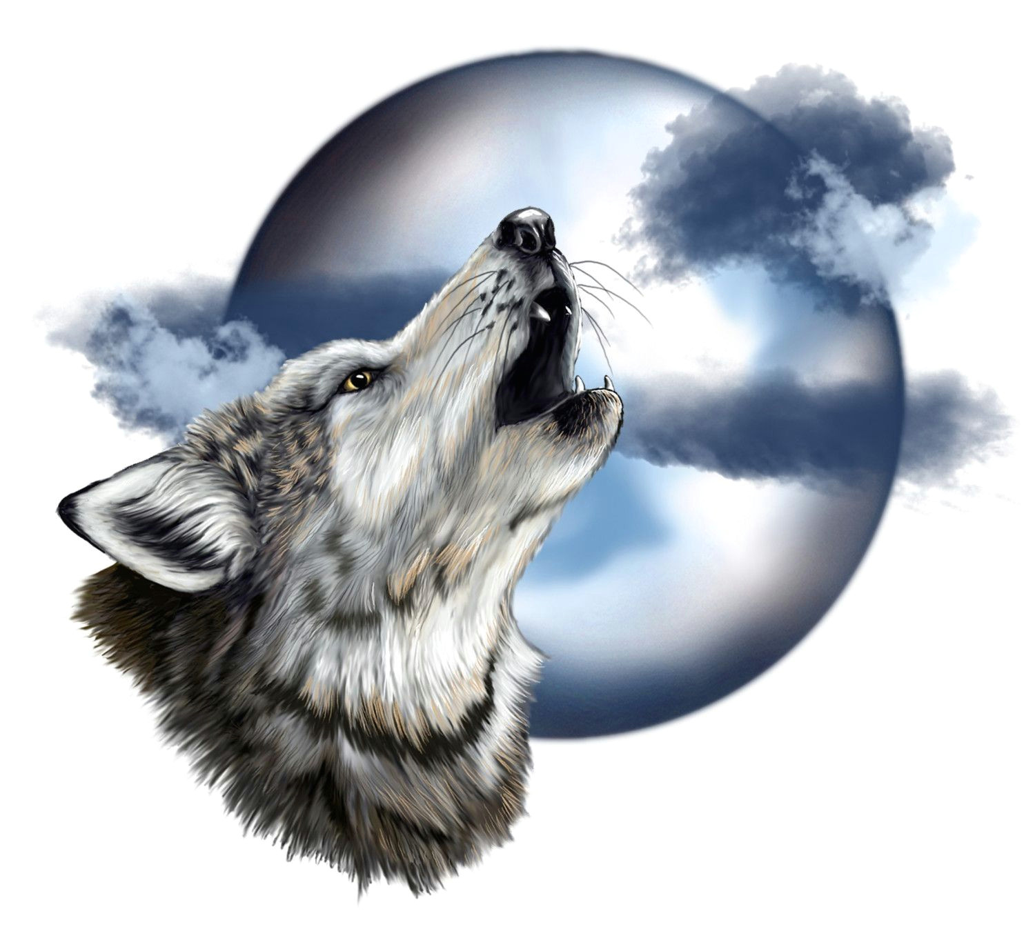 howling wolf head howling wolf