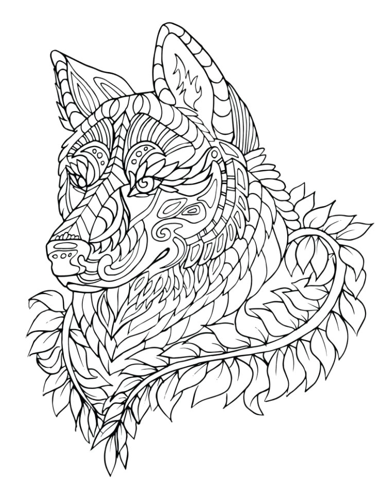 Drawing Wolf Black and White Fresh Black and White Wolf Coloring Pages Nicho Me