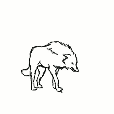 animated gif wolf free download