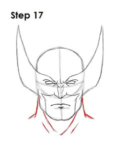 draw wolverine step 17 how to draw wolverine cartoon drawing tutorial comic drawing