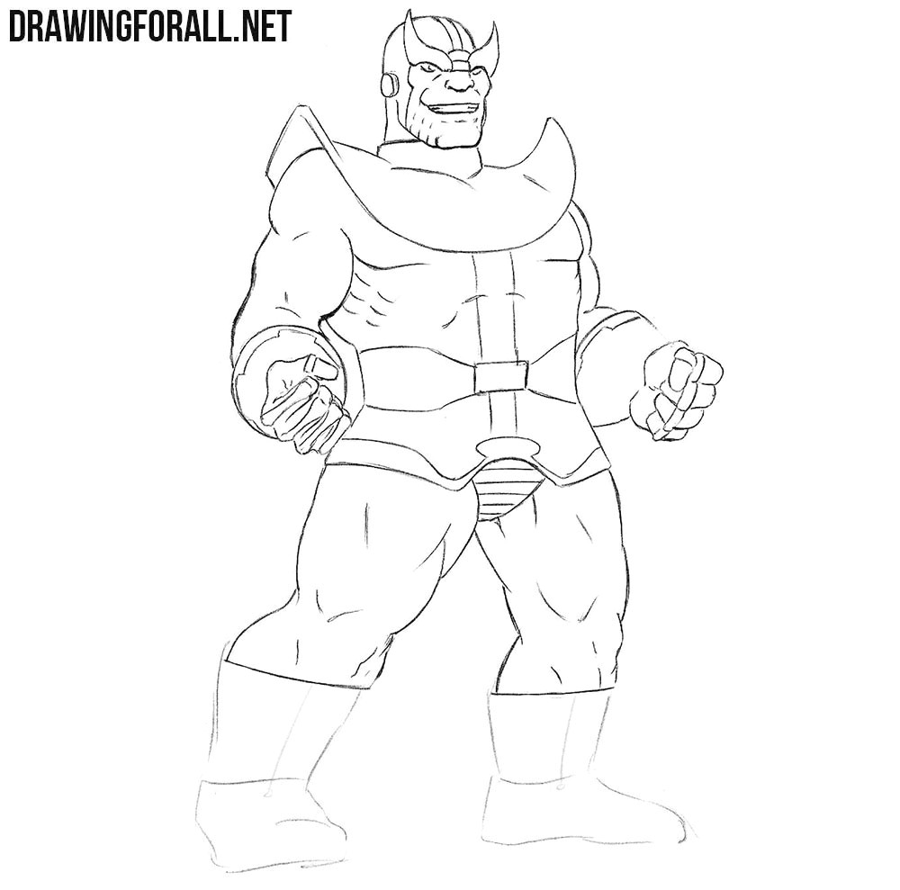 thanos drawing tutorial