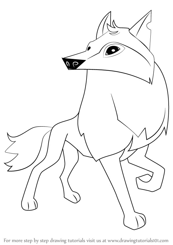 learn how to draw arctic wolf from animal jam animal jam step by