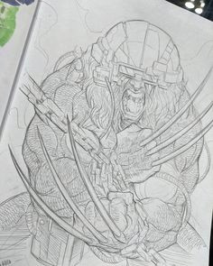 vince sunico on instagram weapon x commish sketch for my man bob done at calgary expo 2017 weaponx wolverine logan xmen canadianbadass