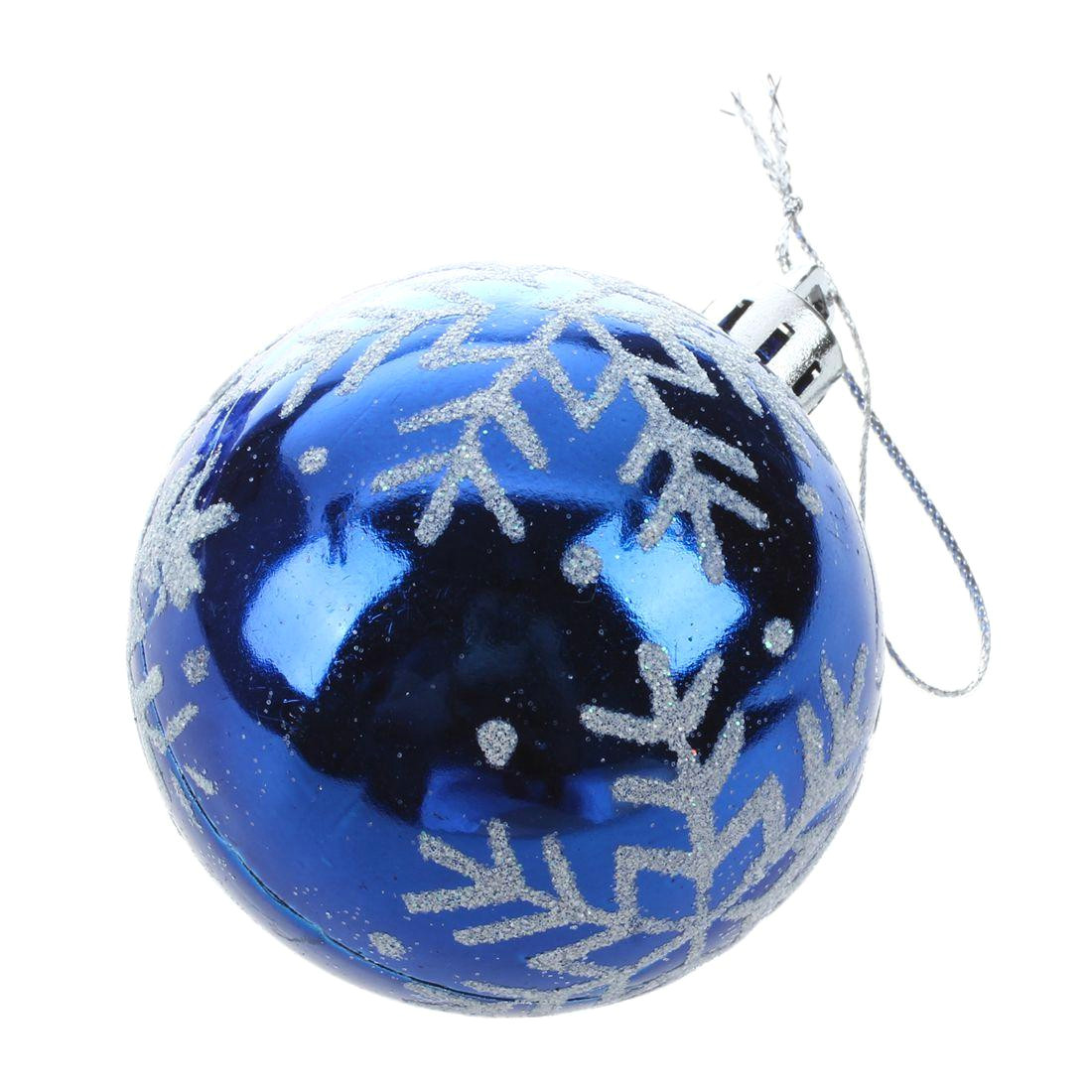 christmas tree balls diameter 6cm snowflake color drawing decorations ball xmas party wedding ornament christmas ornaments for sale online christmas