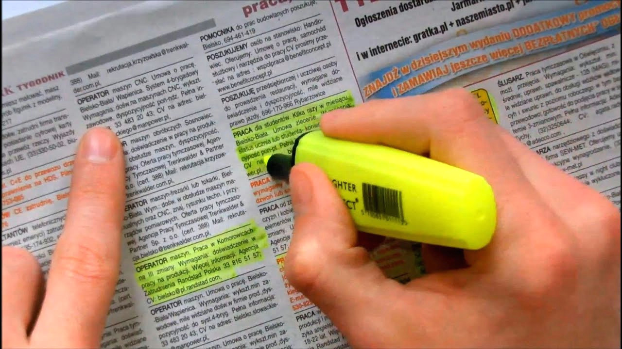 asmr newspaper page turning and highlighting crinkle paper highlighter no talking