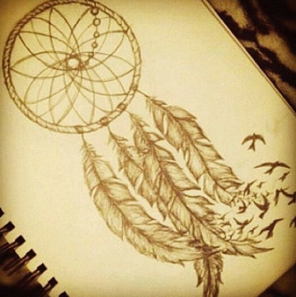 dreamcatcher drawing stylish