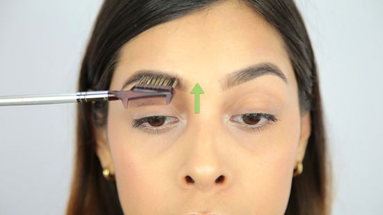 tweezing and filling your brows