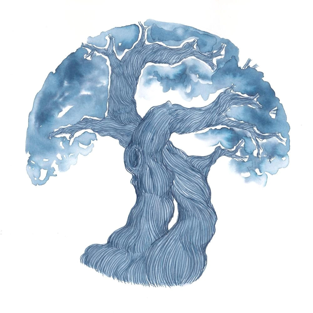 ink tree test diamine prussian blue on stillman and birn zeta paper