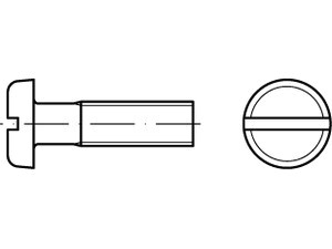 flachkopfschrauben din 85 a 4 m 8 x 10 ve k 50 stuck