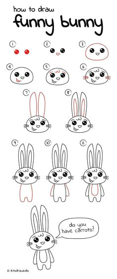 drawing easter bunny drawing bunny rabbit draw with timothy
