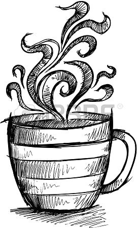 sketch doodle coffee cup illustration art