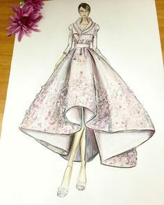 instagram post by ikb illustrations jun 7 2017 at 10 04pm utc dress sketches