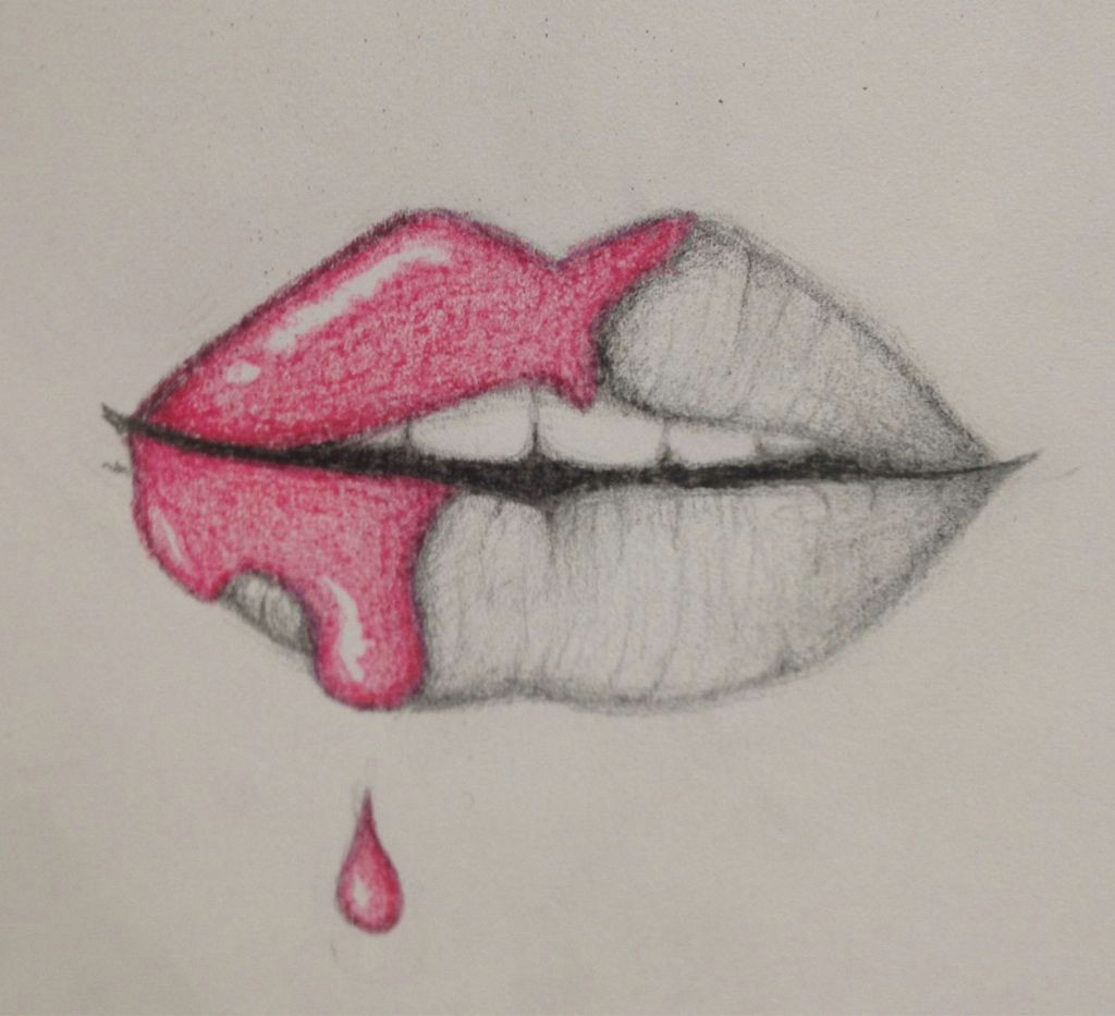 most popular tags for this image include lips pink drawing and art