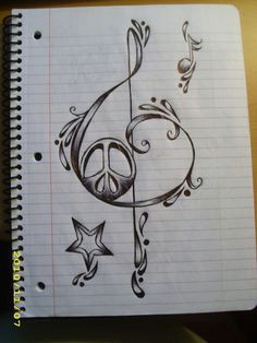 diggin the design of this music note drawings pinterest life tattoos music tattoos