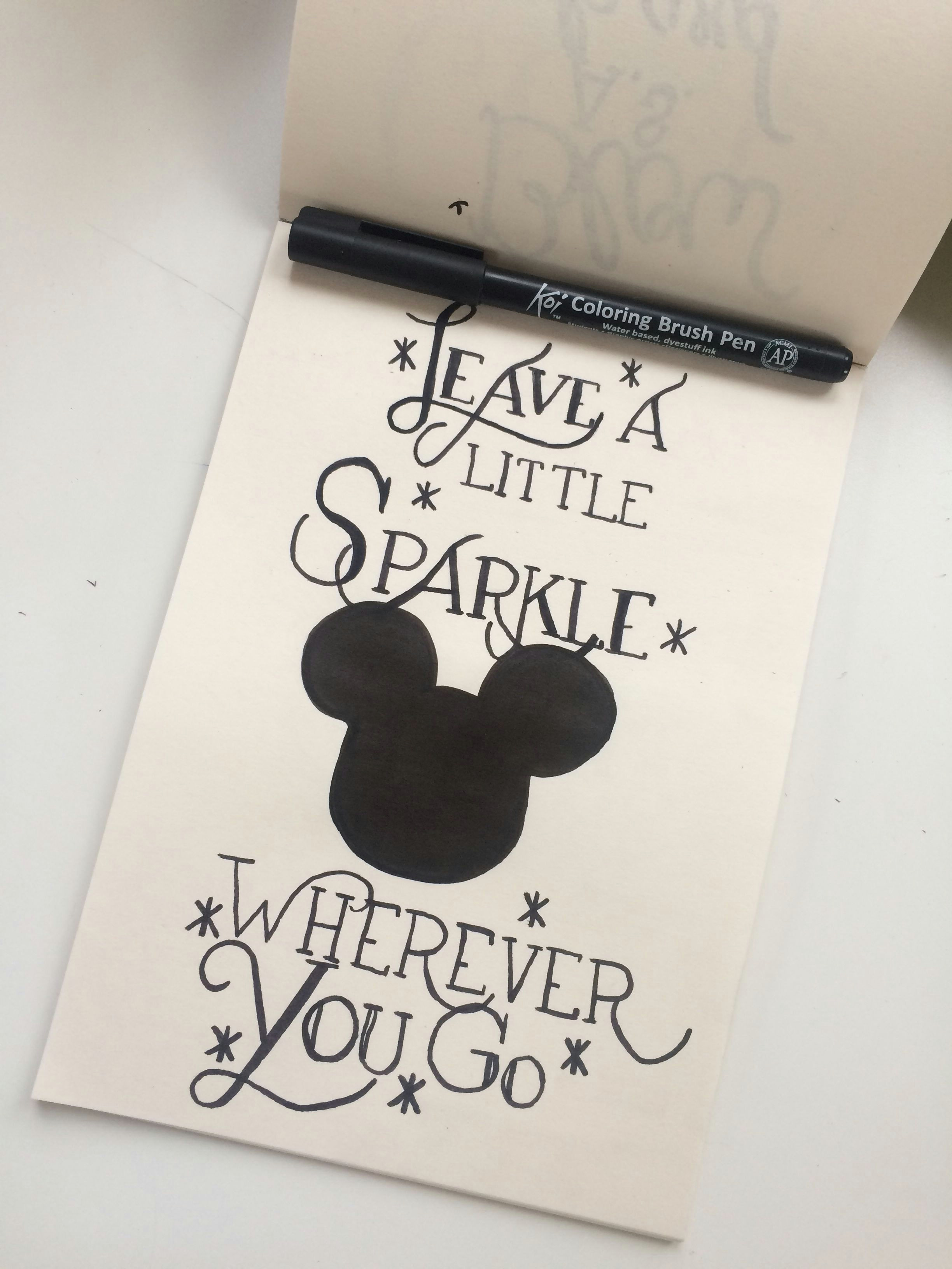 disney drawing a disney drawing easy growingupbritish drawings bossbabe sparkles minniemouse