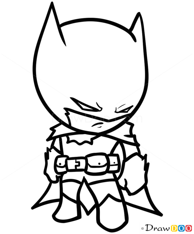 how to draw batman chibi how to draw drawing ideas draw something drawing tutorials portal