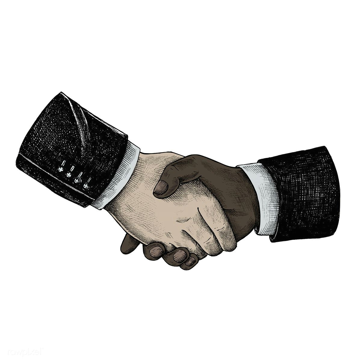 hand drawn international business handshake premium image by rawpixel com how to draw hands