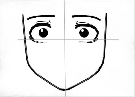 how to draw scared eyes