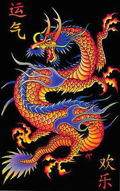 asian dragon blacklight poster chinese dragon drawing chinese dragon tattoos dragon 2
