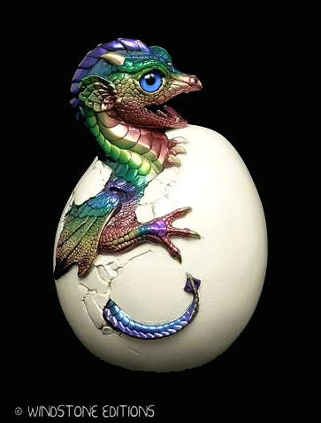 hatching dragon sculpture by reptangle on deviantart