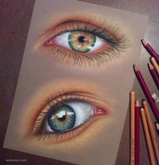60 beautiful and realistic pencil drawings of eyes read full article