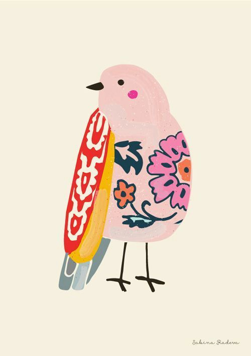 imagem de illustration art and bird