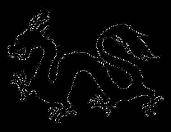 chinese dragon pattern use the printable outline for crafts creating stencils scrapbooking