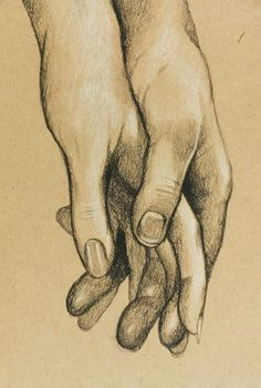 cute original charcoal drawing of hands holding by foxandthecrow short film cute drawings of love