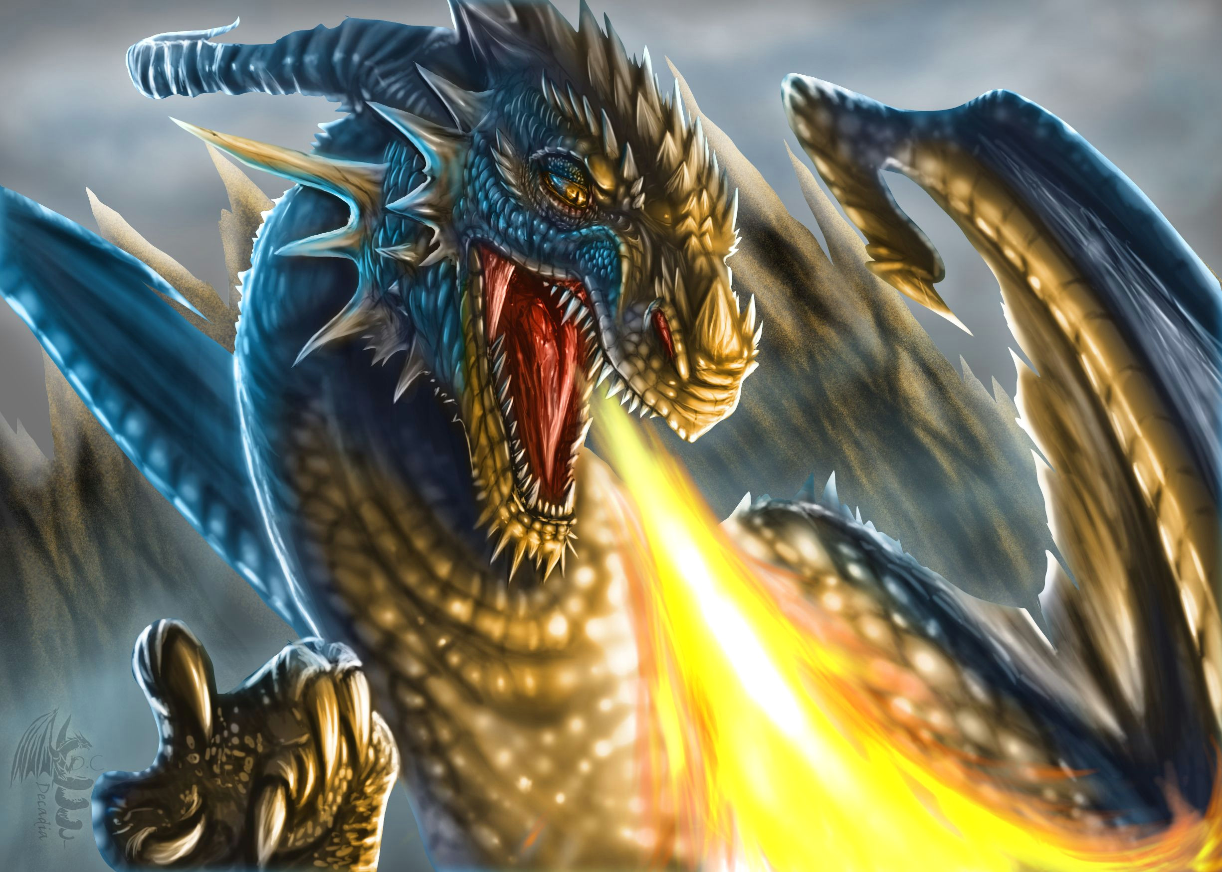 angry fire breath dragon wallpaper download to mobile phone