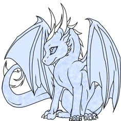 simple dragon dragon adopt 2 ice dragon closed by thekittengavroche