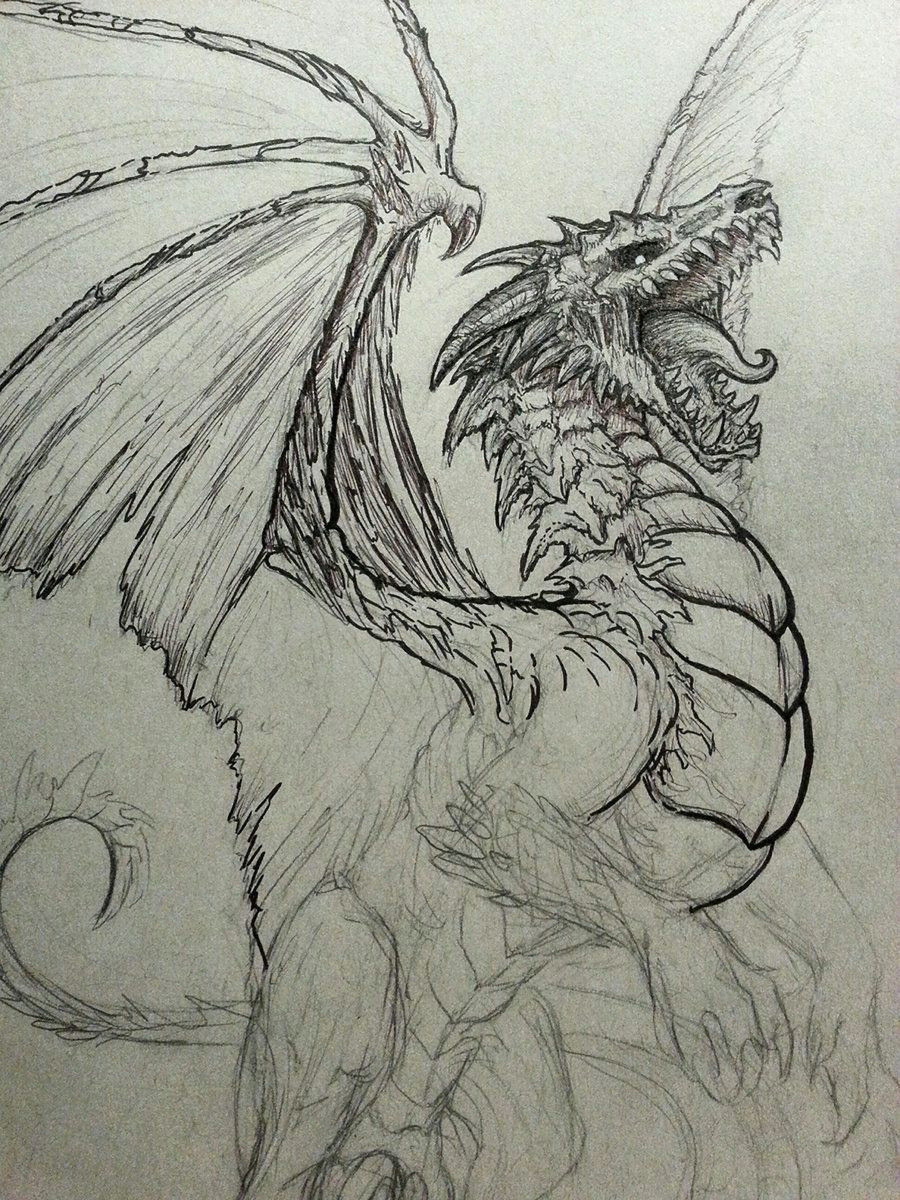 undead dragon sketch by crystalsully on deviantart