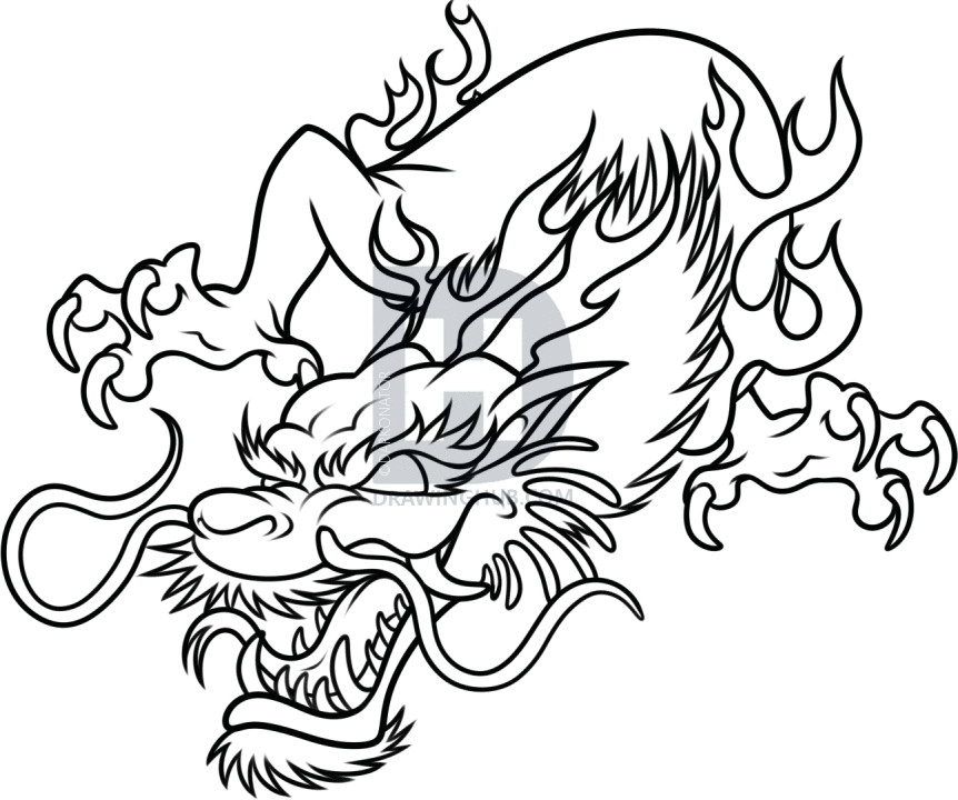 draw a chinese dragon easy step by step dragons draw a dragon